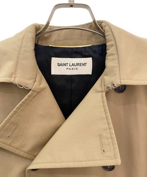 Saint Laurent Paris（サンローランパリ）Saint Laurent Paris (サンローランパリ) トレンチコート ベージュ サイズ:36の古着・服飾アイテム