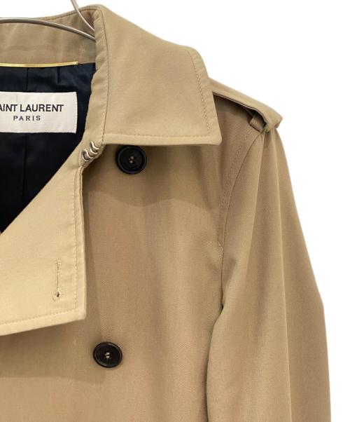 Saint Laurent Paris（サンローランパリ）Saint Laurent Paris (サンローランパリ) トレンチコート ベージュ サイズ:36の古着・服飾アイテム