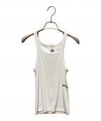 CHROME HEARTSクロムハーツ）の古着「Y NOT Vine Dagger Embroidery Tank Top ヴァインダガー 刺繍ロゴタンクトップ」｜ホワイト