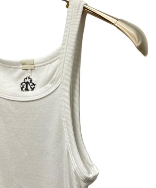CHROME HEARTS（クロムハーツ）CHROME HEARTS (クロムハーツ) Y NOT Vine Dagger Embroidery Tank Top ヴァインダガー 刺繍ロゴタンクトップ ホワイト サイズ:Sの古着・服飾アイテム