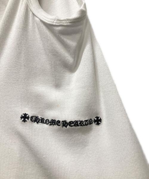 CHROME HEARTS（クロムハーツ）CHROME HEARTS (クロムハーツ) Y NOT Vine Dagger Embroidery Tank Top ヴァインダガー 刺繍ロゴタンクトップ ホワイト サイズ:Sの古着・服飾アイテム