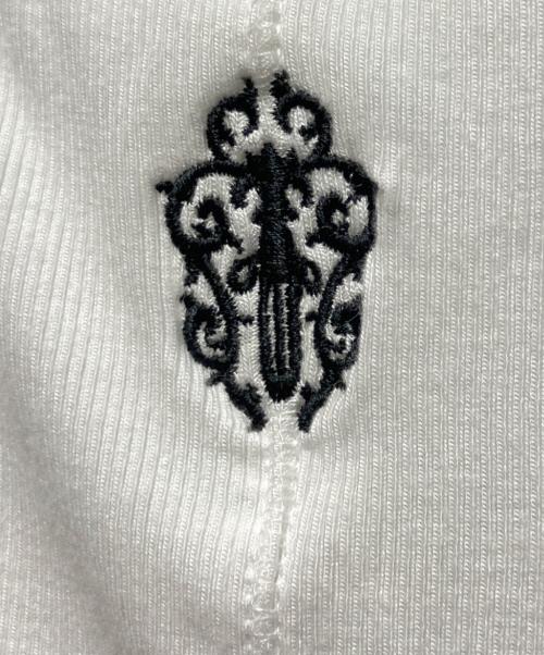 CHROME HEARTS（クロムハーツ）CHROME HEARTS (クロムハーツ) Y NOT Vine Dagger Embroidery Tank Top ヴァインダガー 刺繍ロゴタンクトップ ホワイト サイズ:Sの古着・服飾アイテム