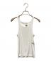 CHROME HEARTS（クロムハーツ）の古着「Y NOT Vine Dagger Embroidery Tank Top ヴァインダガー 刺繍ロゴタンクトップ」｜ホワイト