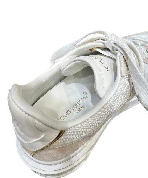 LOUIS VUITTON（ルイ ヴィトン）LOUIS VUITTON (ルイ ヴィトン) タイムアウト・スニーカー ベージュ×ホワイト サイズ:36の古着・服飾アイテム