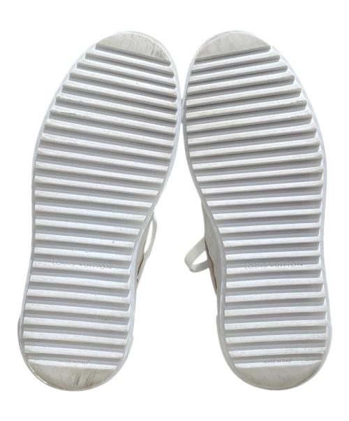 LOUIS VUITTON（ルイ ヴィトン）LOUIS VUITTON (ルイ ヴィトン) タイムアウト・スニーカー ベージュ×ホワイト サイズ:36の古着・服飾アイテム