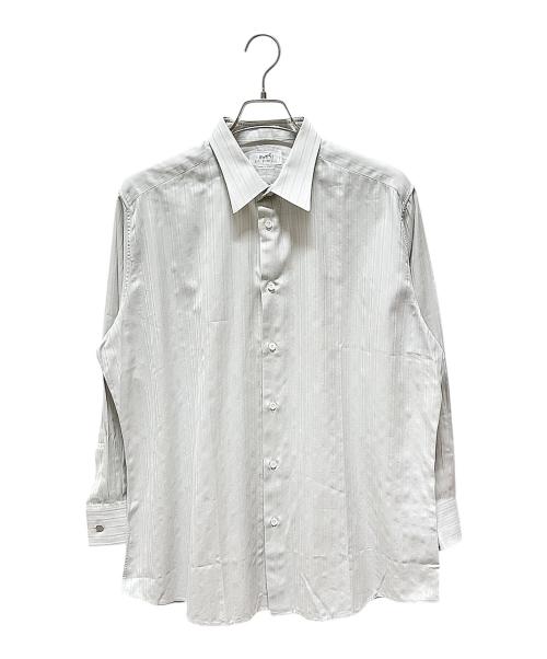 HERMES（エルメス）HERMES (エルメス) セリエボタンシャツ グレー サイズ:43の古着・服飾アイテム