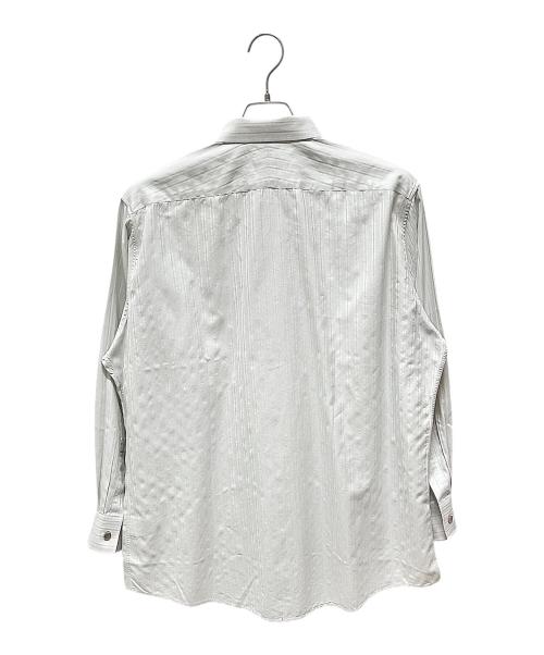HERMES（エルメス）HERMES (エルメス) セリエボタンシャツ グレー サイズ:43の古着・服飾アイテム