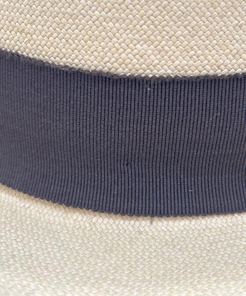 HERMES（エルメス）HERMES (エルメス) パナマハット CHAPEAU MALIBU B BORDE ベージュ サイズ:58の古着・服飾アイテム