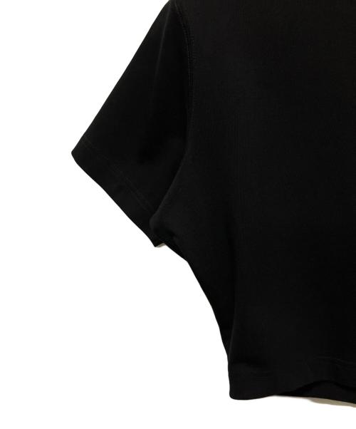 VETEMENTS（ヴェトモン）VETEMENTS (ヴェトモン) VETEMENTS t-shirt Oval Logo Cropped オーバルロゴ クロップド カットソー ブラック サイズ:S 未使用品の古着・服飾アイテム