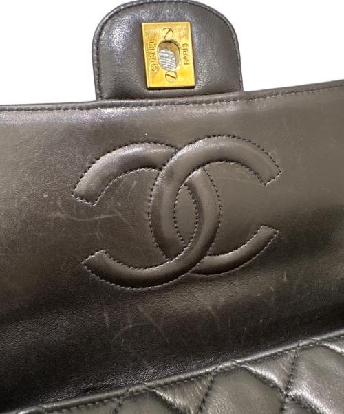 CHANEL（シャネル）CHANEL (シャネル) マトラッセ 親子バッグ ブラック×ゴールド金具 サイズ:25の古着・服飾アイテム