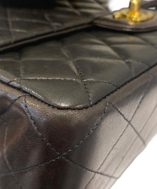 CHANEL（シャネル）CHANEL (シャネル) マトラッセ 親子バッグ ブラック×ゴールド金具 サイズ:25の古着・服飾アイテム