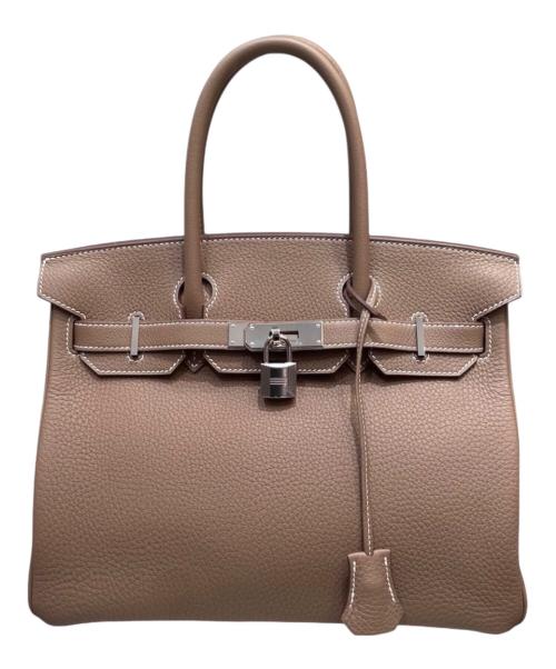 HERMES（エルメス）HERMES (エルメス) バーキン30/シルバー金具/トゴ/エトゥープ/W刻印 エトゥープ×シルバー金具 サイズ:30の古着・服飾アイテム