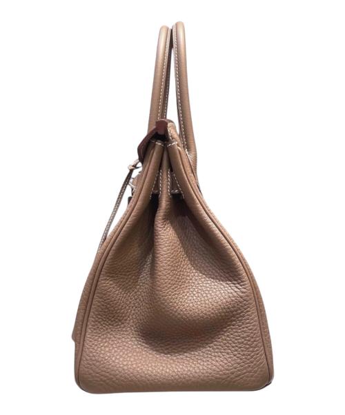 HERMES（エルメス）HERMES (エルメス) バーキン30/シルバー金具/トゴ/エトゥープ/W刻印 エトゥープ×シルバー金具 サイズ:30の古着・服飾アイテム