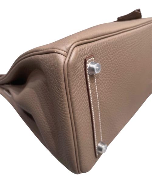 HERMES（エルメス）HERMES (エルメス) バーキン30/シルバー金具/トゴ/エトゥープ/W刻印 エトゥープ×シルバー金具 サイズ:30の古着・服飾アイテム