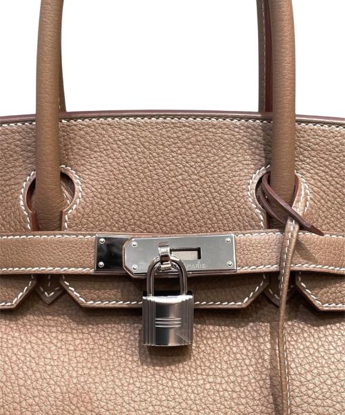 HERMES（エルメス）HERMES (エルメス) バーキン30/シルバー金具/トゴ/エトゥープ/W刻印 エトゥープ×シルバー金具 サイズ:30の古着・服飾アイテム