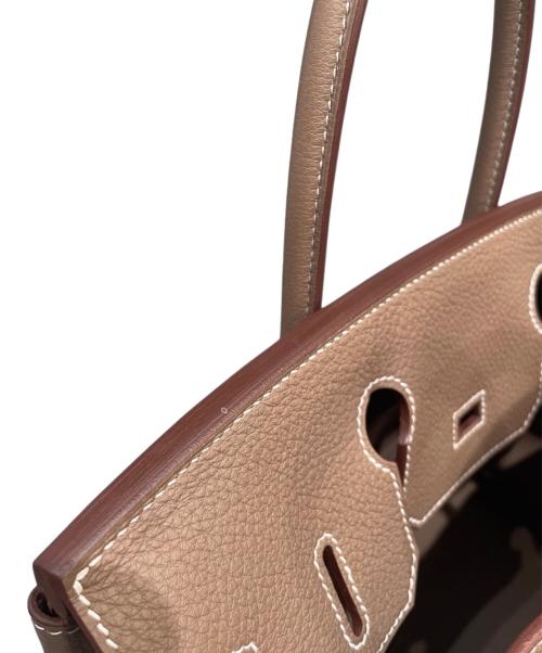 HERMES（エルメス）HERMES (エルメス) バーキン30/シルバー金具/トゴ/エトゥープ/W刻印 エトゥープ×シルバー金具 サイズ:30の古着・服飾アイテム