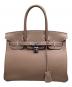 HERMES（エルメス）の古着「バーキン30/シルバー金具/トゴ/エトゥープ/W刻印」｜エトゥープ×シルバー金具
