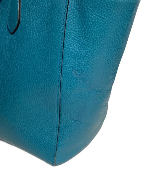 GUCCI（グッチ）GUCCI (グッチ) スウィング トートバッグ ターコイズの古着・服飾アイテム