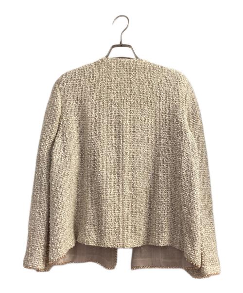 CHANEL（シャネル）CHANEL (シャネル) ツイードセットアップ ベージュ サイズ:42の古着・服飾アイテム