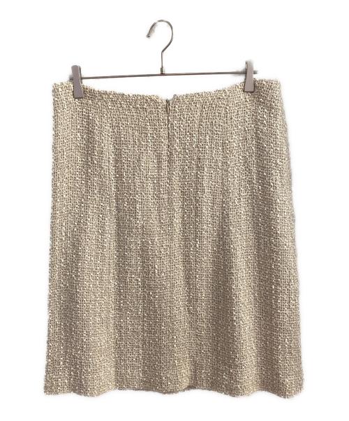 CHANEL（シャネル）CHANEL (シャネル) ツイードセットアップ ベージュ サイズ:42の古着・服飾アイテム
