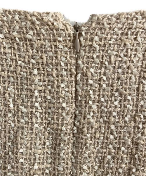 CHANEL（シャネル）CHANEL (シャネル) ツイードセットアップ ベージュ サイズ:42の古着・服飾アイテム