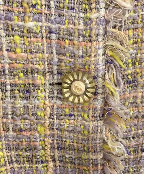 CHANEL（シャネル）CHANEL (シャネル) ツイードジャケット マルチカラー サイズ:42の古着・服飾アイテム