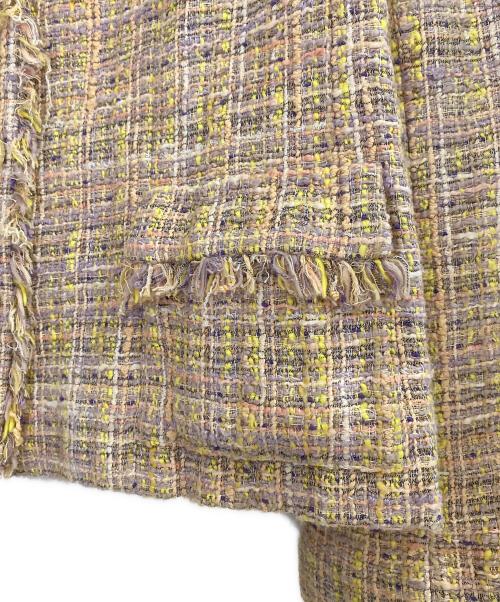 CHANEL（シャネル）CHANEL (シャネル) ツイードジャケット マルチカラー サイズ:42の古着・服飾アイテム