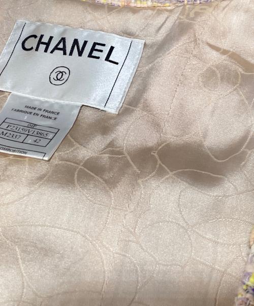 CHANEL（シャネル）CHANEL (シャネル) ツイードジャケット マルチカラー サイズ:42の古着・服飾アイテム