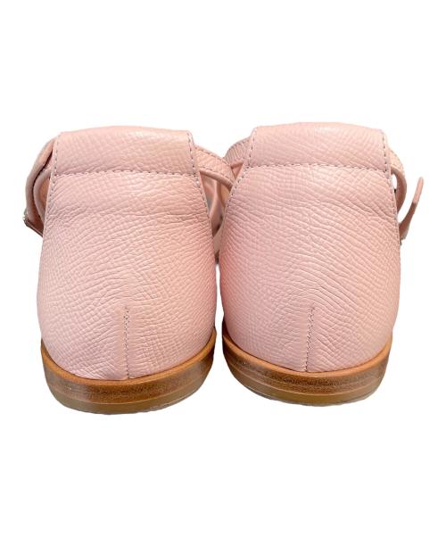 HERMES（エルメス）HERMES (エルメス) サントリーニサンダル ピンク サイズ:34 1/2の古着・服飾アイテム