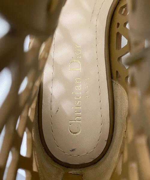 Christian Dior（クリスチャン ディオール）Christian Dior (クリスチャン ディオール) D-TRAPレースアップシューズ ブラウン サイズ:35 1/2の古着・服飾アイテム