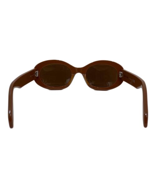 CELINE（セリーヌ）CELINE (セリーヌ) トリオンフ01サングラス ブラウン×ゴールド サイズ:52□22　145の古着・服飾アイテム