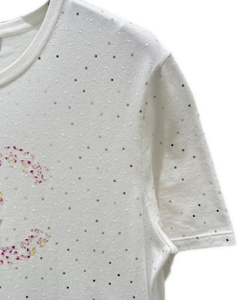 CHANEL（シャネル）CHANEL (シャネル) ココマークスリットロングワンピース ホワイト サイズ:34の古着・服飾アイテム