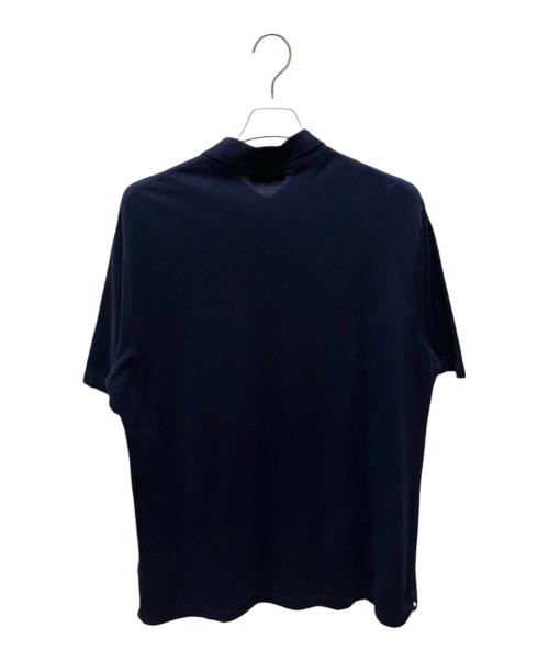 HERMES（エルメス）HERMES (エルメス) H刺繍ポロシャツ マリン サイズ:XXLの古着・服飾アイテム