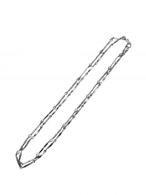 NO BRAND（ノーブランド）NO BRAND (ノーブランド) プラチナネックレス サイズ:80cmの古着・服飾アイテム