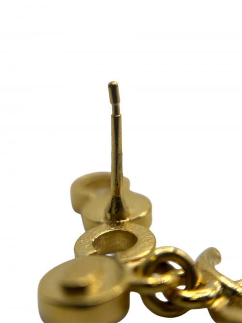 CHANEL（シャネル）CHANEL (シャネル) COCO イミテーションパールピアス ゴールドの古着・服飾アイテム