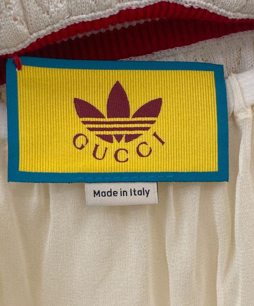 GUCCI（グッチ）GUCCI (グッチ) adidas (アディダス) 透かし編みプリーツスカート マルチカラー サイズ:Ⅿの古着・服飾アイテム