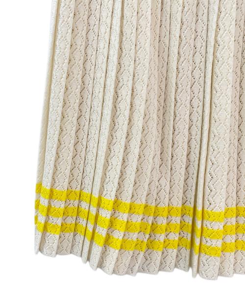 GUCCI（グッチ）GUCCI (グッチ) adidas (アディダス) 透かし編みプリーツスカート マルチカラー サイズ:Ⅿの古着・服飾アイテム