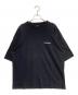 BALENCIAGA（バレンシアガ）の古着「バックロゴプリントオーバサイズTシャツ」｜ブラック