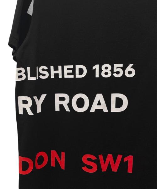 BURBERRY（バーバリー）BURBERRY (バーバリー) ロゴカットソー ブラック サイズ:Lの古着・服飾アイテム