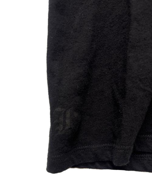 CHROME HEARTS（クロムハーツ）CHROME HEARTS (クロムハーツ) ホースシューロゴVネックカットソー ブラック×ホワイト サイズ:Sの古着・服飾アイテム