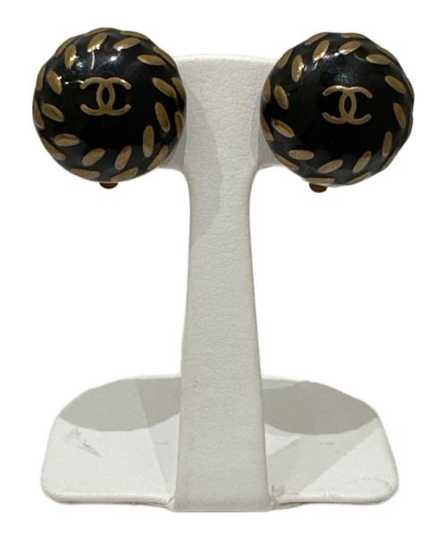 CHANEL（シャネル）CHANEL (シャネル) ココマークイヤリング ブラックの古着・服飾アイテム