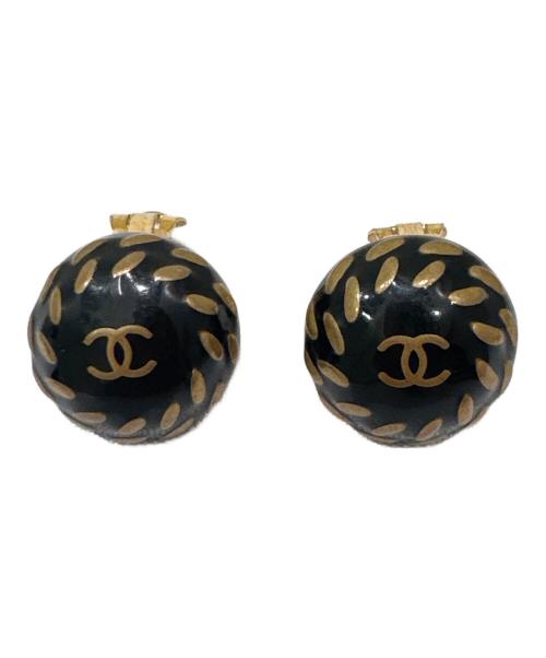 CHANEL（シャネル）CHANEL (シャネル) ココマークイヤリング ブラックの古着・服飾アイテム