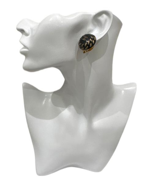 CHANEL（シャネル）CHANEL (シャネル) ココマークイヤリング ブラックの古着・服飾アイテム