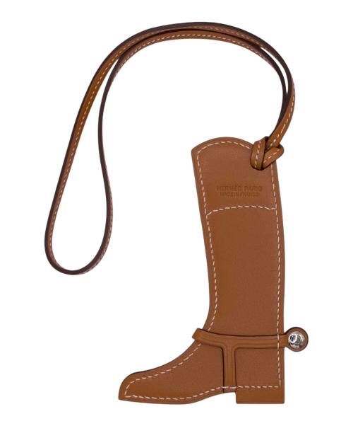 HERMES（エルメス）HERMES (エルメス) パドックブーツチャーム ブラウン サイズ:-の古着・服飾アイテム
