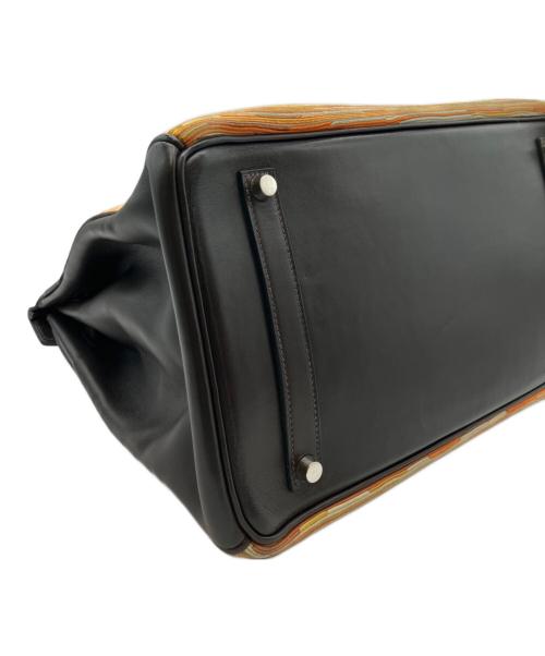 HERMES（エルメス）HERMES (エルメス) バーキン35/ヴァレニア×ヴィヴラート/□G:2003年ハンドバッグ/シルバー金具 ブラウン×マルチカラー サイズ:35の古着・服飾アイテム