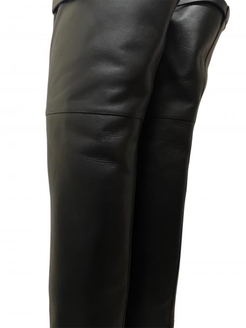 HERMES（エルメス）HERMES (エルメス) ケリーバックルサイハイブーツ ブラック×シルバー金具 サイズ:36の古着・服飾アイテム