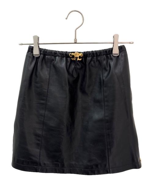 CELINE（セリーヌ）CELINE (セリーヌ) アスレチックスカート ブラック サイズ:34の古着・服飾アイテム