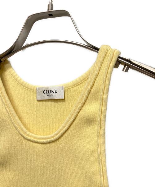 CELINE（セリーヌ）CELINE (セリーヌ) ロゴアスリート ブラ イエロー サイズ:XSの古着・服飾アイテム