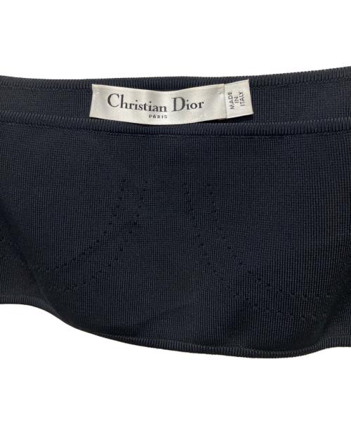 Christian Dior（クリスチャン ディオール）Christian Dior (クリスチャン ディオール) J'ADIORチューブトップ ブラック サイズ:Sの古着・服飾アイテム