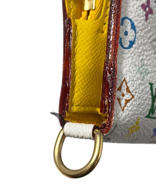 LOUIS VUITTON（ルイ ヴィトン）LOUIS VUITTON (ルイ ヴィトン) ポルトフォイユ・アンソリット シトロン ホワイト×イエローの古着・服飾アイテム